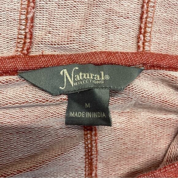 Natural Reflections French Terry Full Zip Hoodie Women’s Size Medium red orange - Picture 4 of 9
